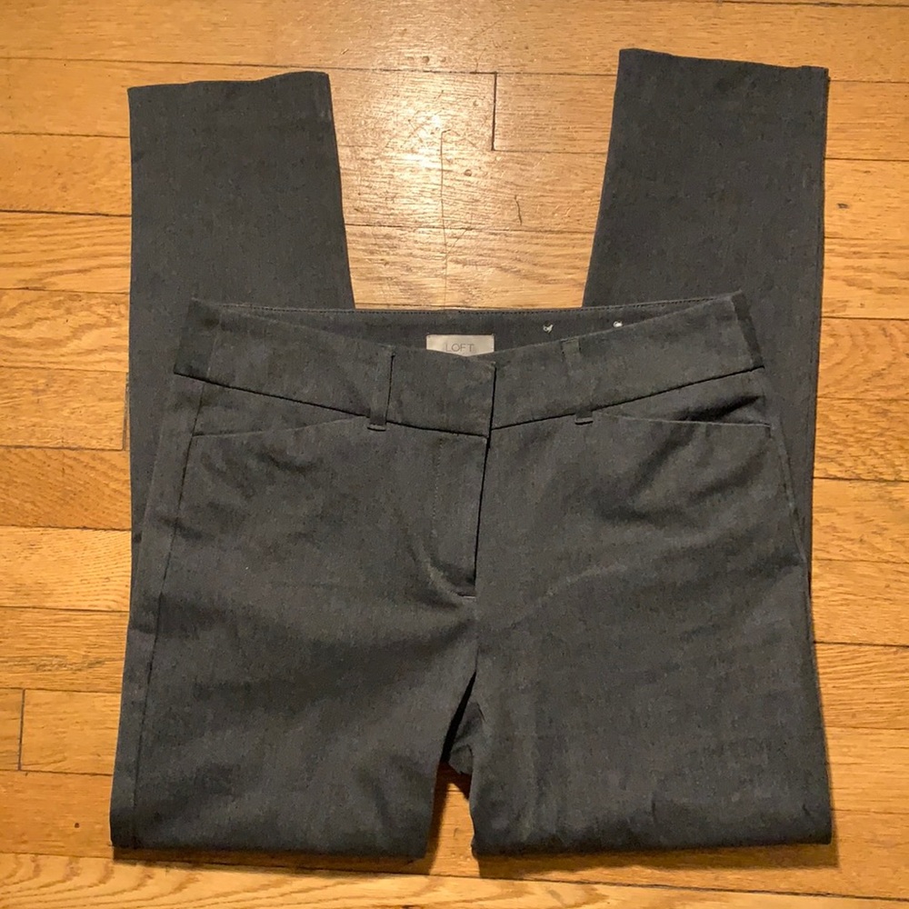 Loft gray dress pants